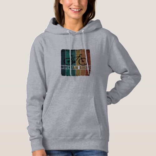 Mountain biking vintage hoodie