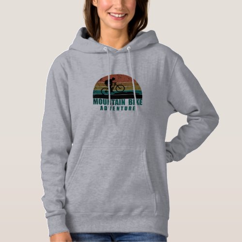 Mountain biking vintage hoodie