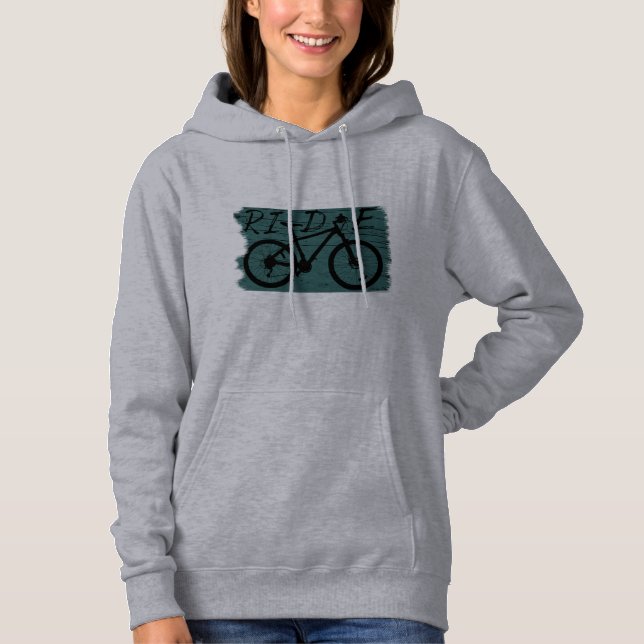 Mountain biking vintage hoodie (Front)