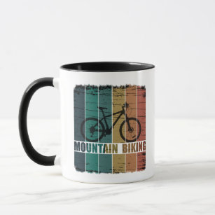 mountain biking vintage mug