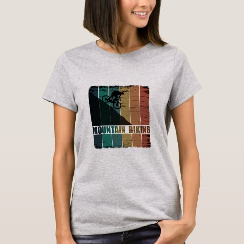 Mountain biking vintage T_Shirt