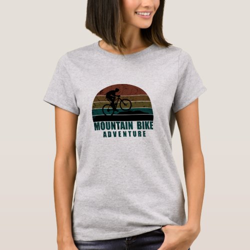 Mountain biking vintage T_Shirt