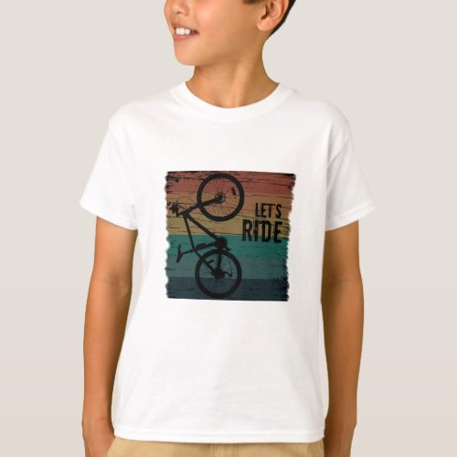 Mountain biking vintage T_Shirt