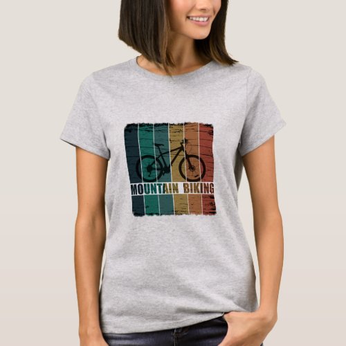 Mountain biking vintage T_Shirt