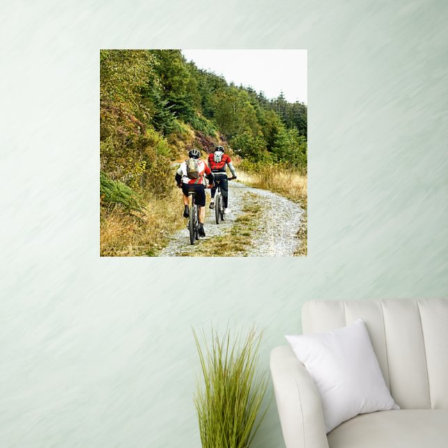 MOUNTAIN BIKING  WALL DECAL  (Living Room)