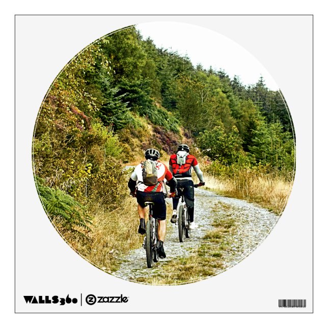 MOUNTAIN BIKING WALL DECAL (Front)