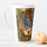 Mountain Bluebird at Arches National Park Latte Mug