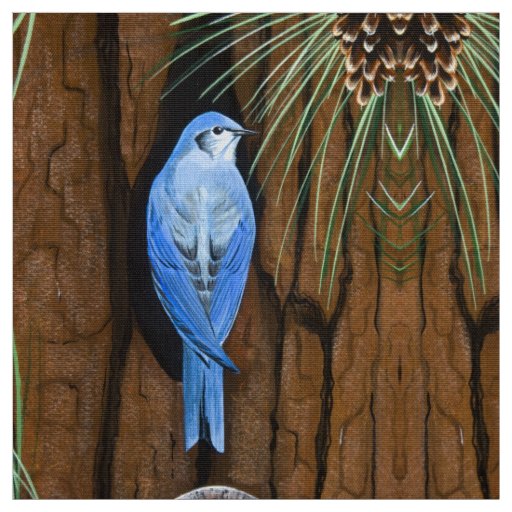 Mountain Bluebird Fabric