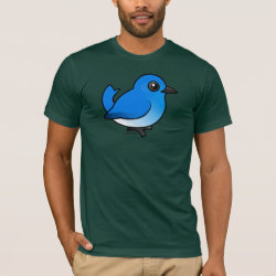 Mountain Bluebird Men's Basic American Apparel T-Shirt