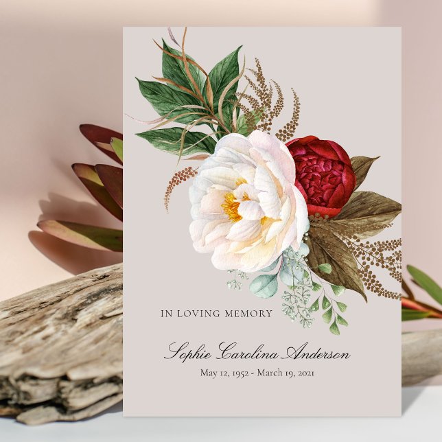 Mountain Bouquet Celebration of Life Program (Creator Uploaded)