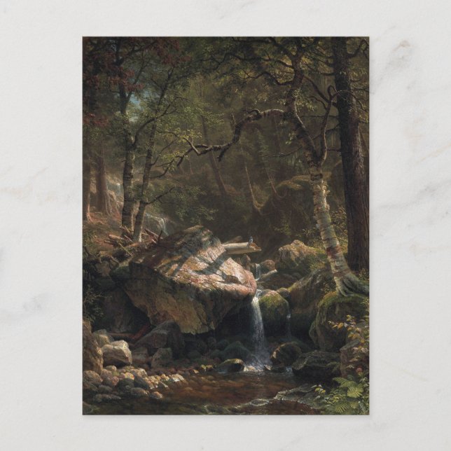 Mountain Brook by Albert Bierstadt Postcard (Front)