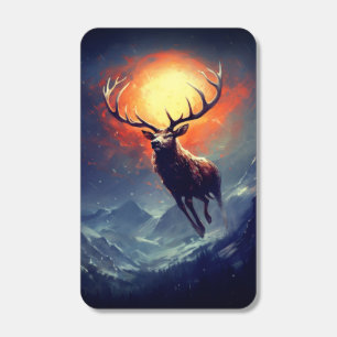 Mountain Buck Running From Blazing Fire   Matchboxes