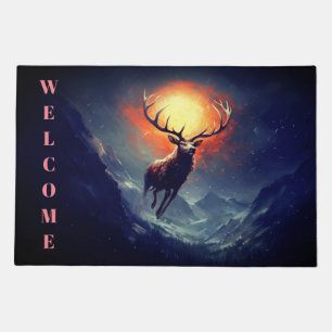 Mountain Buck Rus From Blaze Welcome Doormat