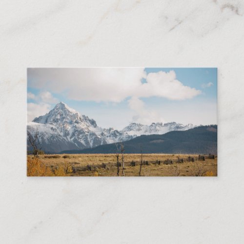 Mountain business card