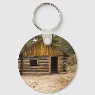 Mountain Cabin Keychain