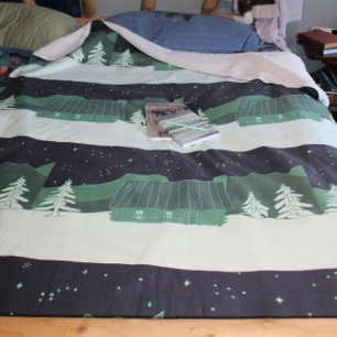 Mountain Cabins blanket