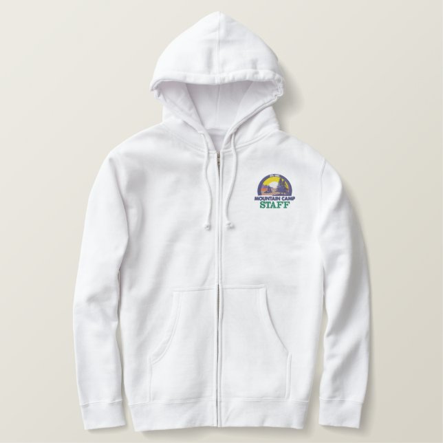 Mountain Camp Staff Zip Sweatshirt (Design Front)