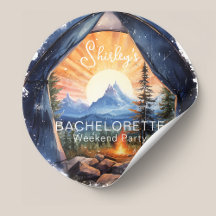 Mountain Camping Adventure Bachelorette Weekend 