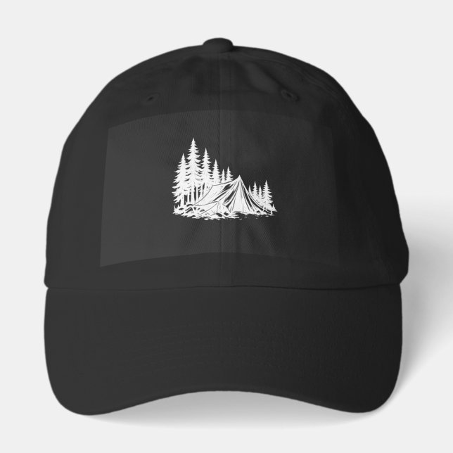 Mountain Camping Adventure Nature Hat (Front)