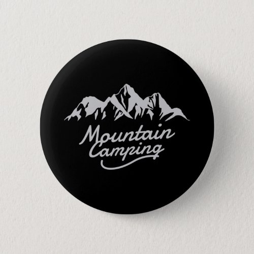 Mountain Camping Button