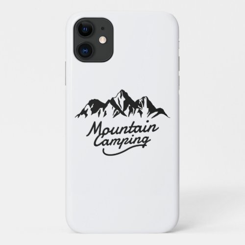 Mountain Camping iPhone 11 Case