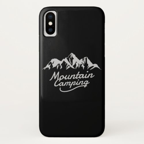 Mountain Camping iPhone XS Case