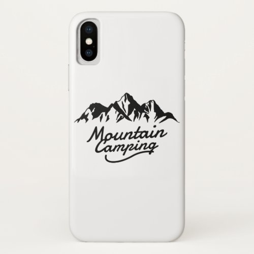 Mountain Camping iPhone XS Case