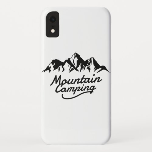Mountain Camping iPhone XR Case