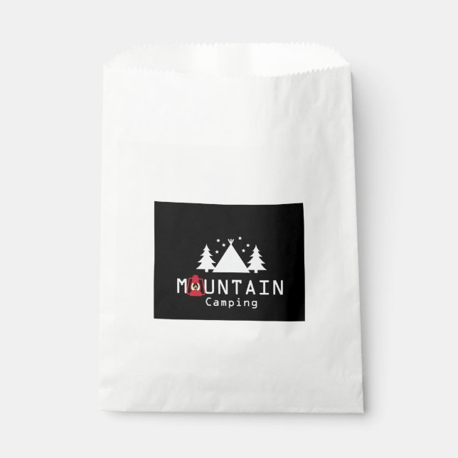 mountain camping favor bag (Front)
