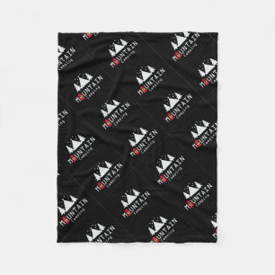 mountain camping fleece blanket
