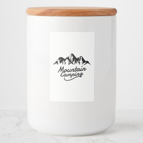 Mountain Camping Food Label
