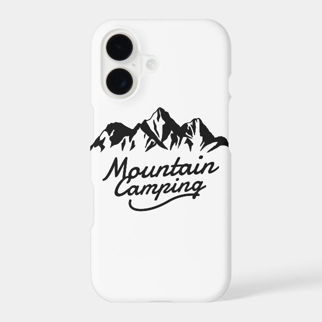 Mountain Camping Iphone Case (Back)