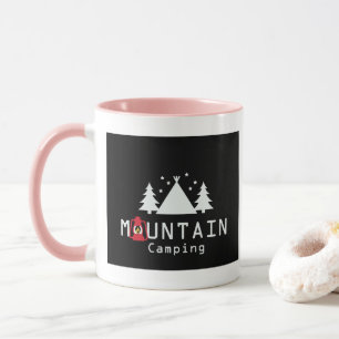 mountain camping mug