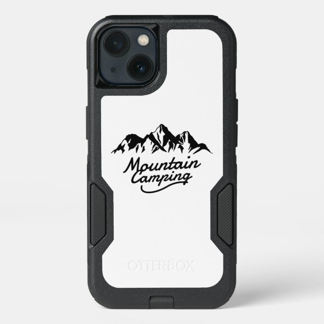 Mountain Camping Otterbox iPhone Case (Back)