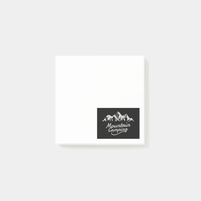 Mountain Camping Post-it Notes (Front)