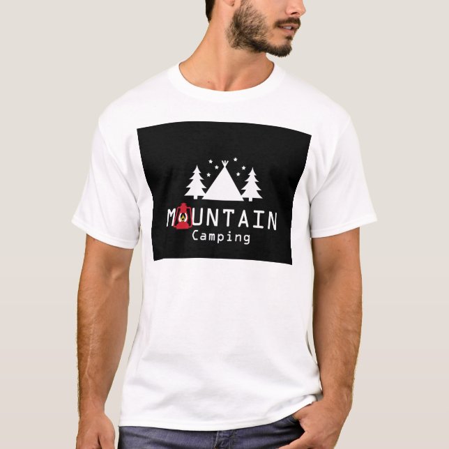 mountain camping T-Shirt (Front)
