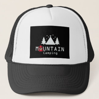 mountain camping trucker hat