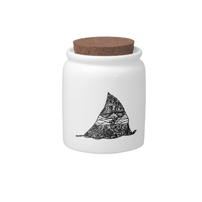 “Mountain” - Candy Jar (Front)