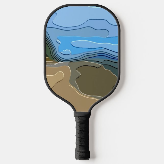 MOUNTAIN CARBON FIBER PICKLEBALL PADDLE  (Front)