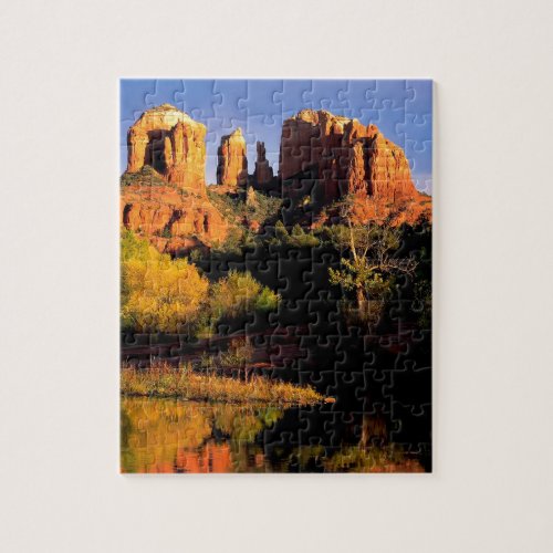 Mountain Cathedral Rock Sedona Arizona Jigsaw Puzzle