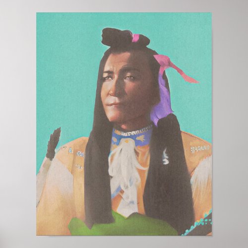 Mountain Chief of the Blackfoot Art Print