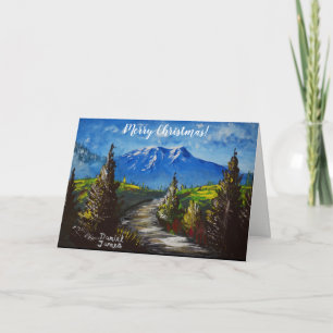 Mountain Christmas Holiday Card