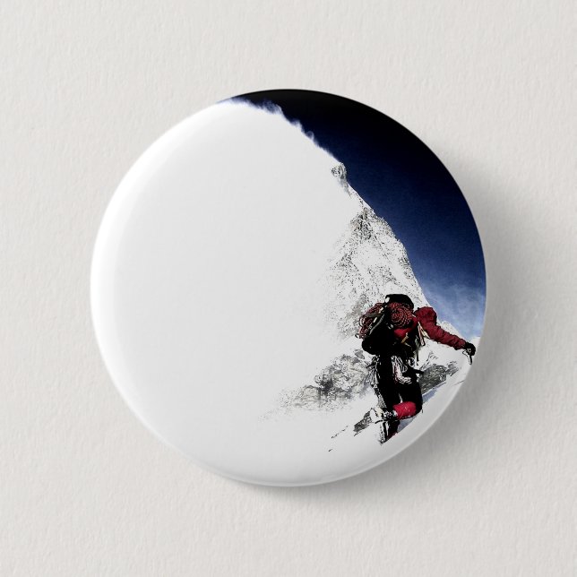 Mountain Climber Extreme Sports Button (Front)