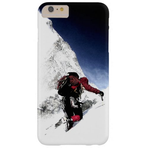 Mountain Climber Extreme Sports Barely There iPhone 6 Plus Case