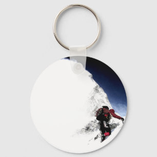 Mountain Climber Extreme Sports Keychain