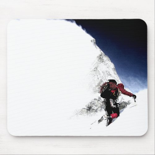 Mountain Climber Extreme Sports Mouse Pad