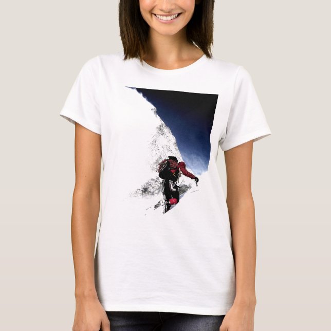 Mountain Climber Extreme Sports T-Shirt (Front)
