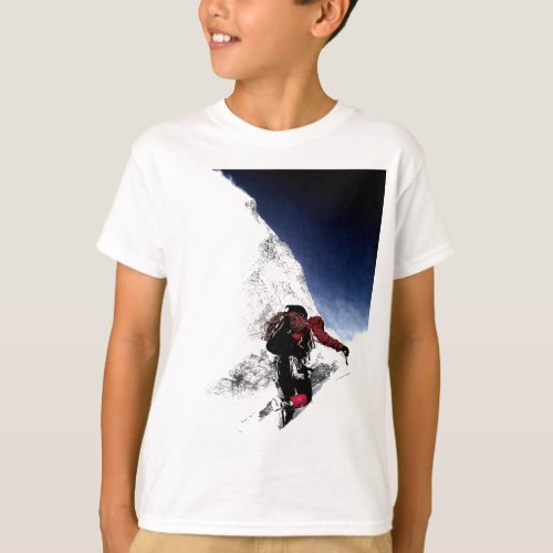 Mountain Climber Extreme Sports T_Shirt