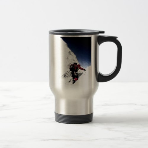 Mountain Climber Extreme Sports Travel Mug