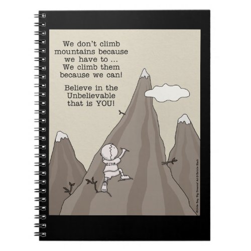 Mountain Climber Notebook